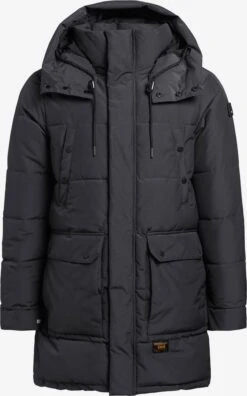 Khujo Winterjassen Winterjas Vivas Heren Donkergrijs