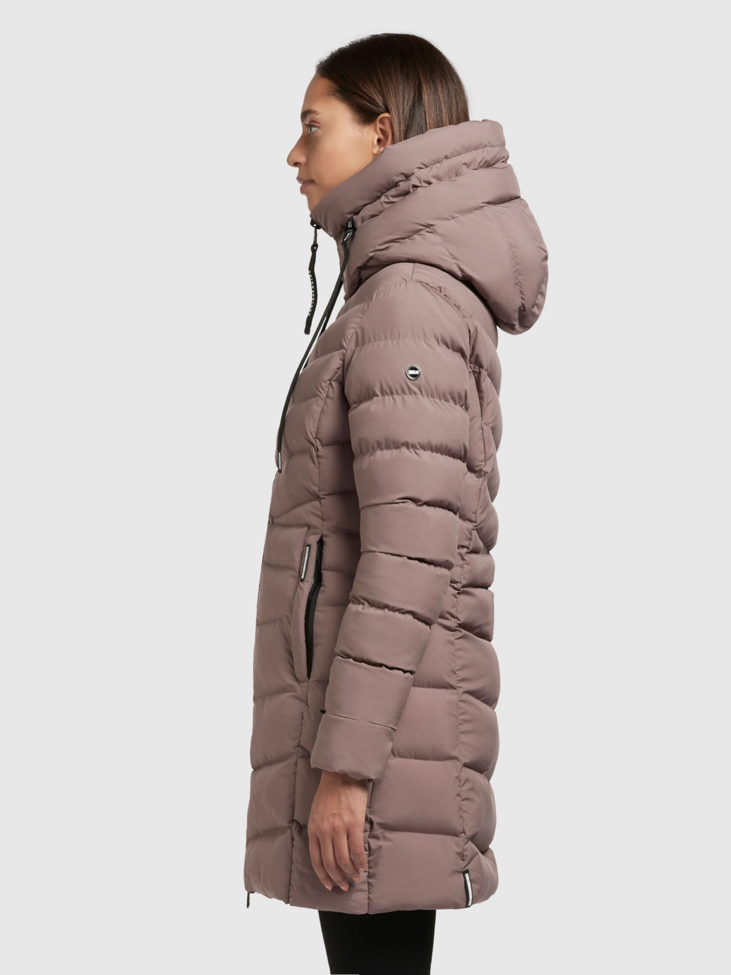 Khujo Korte Mantels Wintermantel Tuhani Dames Donkerlila 5 Khujo Korte Mantels Wintermantel Tuhani Dames Donkerlila - Afbeelding 5