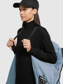 Khujo Wintermantels Wintermantel Dames Lichtblauw -Khujo 051c9094169c3b893affa1c5c58d97b8