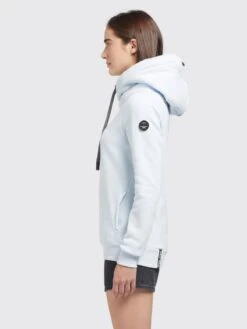 Khujo Hoodies Sweatshirt Karima Dames Lichtblauw -Khujo 052bb646aa6a6e38f5dd986d8b6b99e6