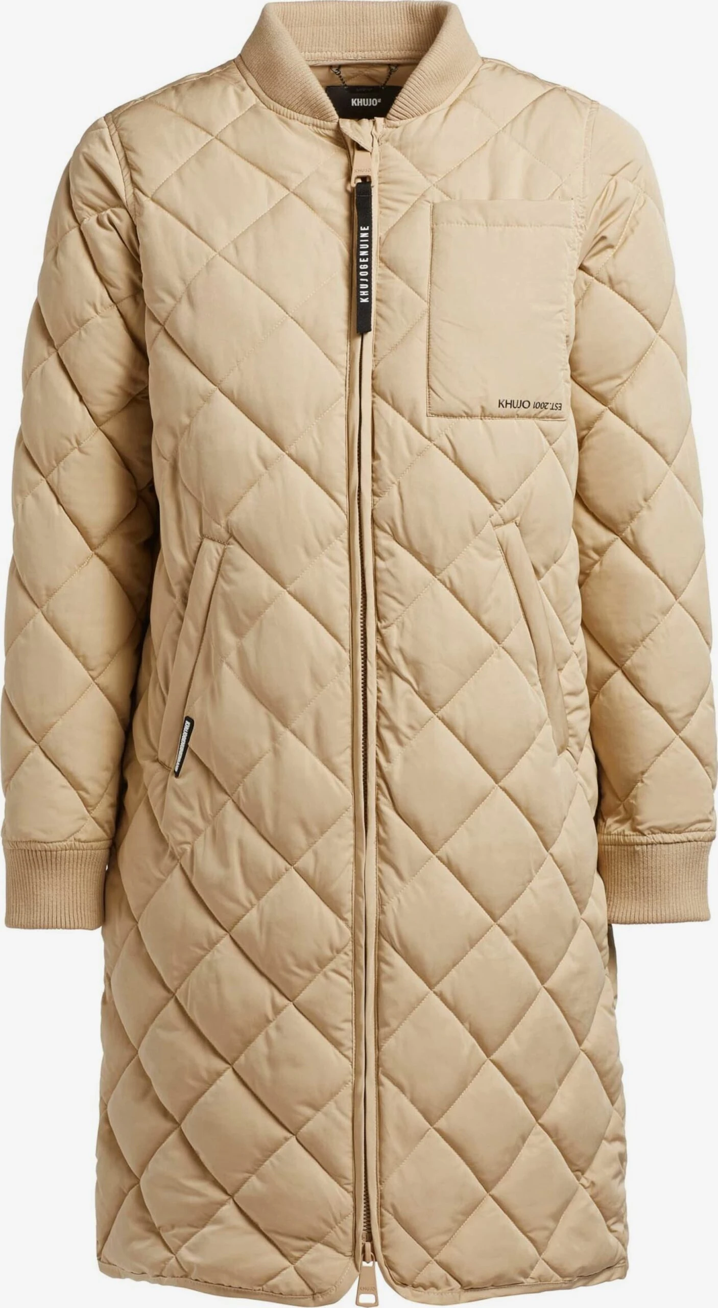 Khujo Tussenmantels Tussenmantel Mary Dames Beige 1 Khujo Tussenmantels Tussenmantel Mary Dames Beige