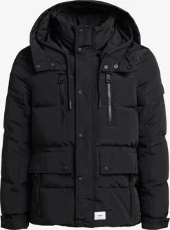 Khujo Winterjassen Winterjas Shinzo Heren Zwart