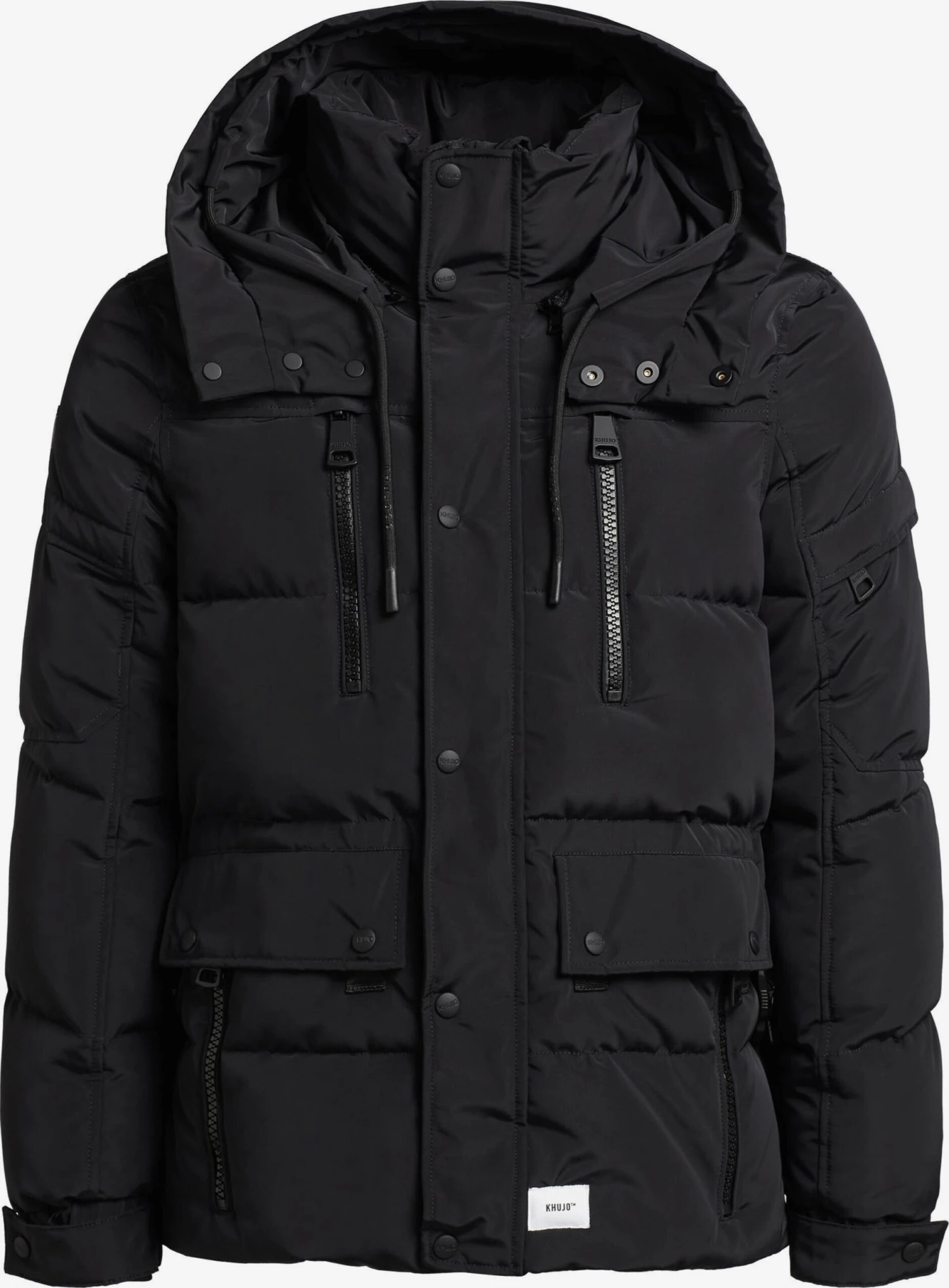 Khujo Winterjassen Winterjas Shinzo Heren Zwart 1 Khujo Winterjassen Winterjas Shinzo Heren Zwart