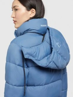 Khujo Wintermantels Wintermantel Julina Dames Blauw -Khujo 09e29167cabbb1fcd0af084fb1f2e609