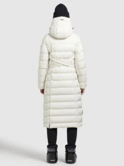 Khujo Wintermantels Wintermantel OLALLA MATT Dames Wolwit -Khujo 0a041f4f1a325de8fd094b2dbdc09124