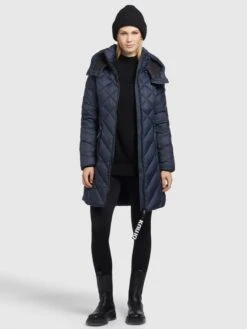 Khujo Tussenmantels Tussenmantel Aneth Dames Navy -Khujo 0a27ad3df79d35bc8d3519a46d78c5cc