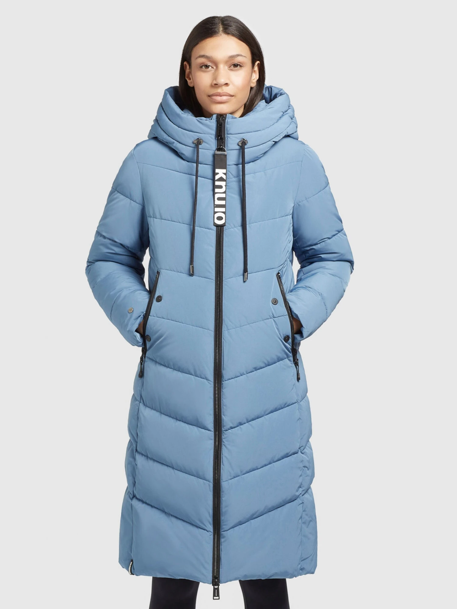 Khujo Wintermantels Wintermantel Ayleena Dames Lichtblauw 2 Khujo Wintermantels Wintermantel Ayleena Dames Lichtblauw - Afbeelding 2