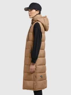 Khujo Bodywarmers Bodywarmer Tourin Dames Lichtbruin -Khujo 0e4718fce691226921f90afe91deaac9