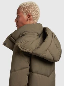 Khujo Wintermantels Wintermantel Torino2 Dames Kaki -Khujo 0f5d6dc5e5137719f1fc5ff2a64af8a5