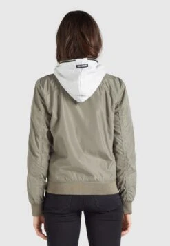 Khujo Winterjassen Winterjas LARIFA Dames Kaki -Khujo 0fdf38d1419753ac512417e5a300c528