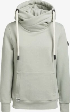 Khujo Hoodies Sweatshirt Rhabea Dames Pastelgroen