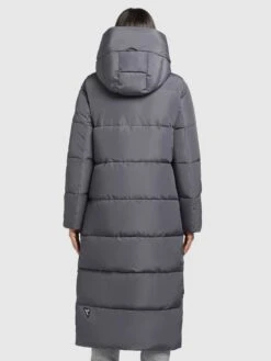 Khujo Wintermantels Wintermantel Soulani Dames Stone Grey -Khujo 14bc2eb2c48e8b2241053d6cee7ea134