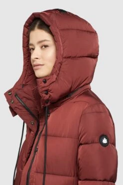 Khujo Wintermantels Wintermantel HAZELLE Dames Roestrood 14 Khujo Wintermantels Wintermantel HAZELLE Dames Roestrood -Khujo 17fd68fed07b23dc019b15767fadc8eb