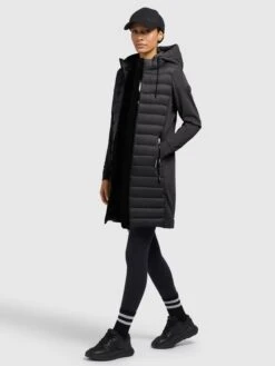 Khujo Wintermantels Wintermantel RUTH MATT Dames Groen -Khujo 184a9cbb0a32ed5023eefc21c292cbe0