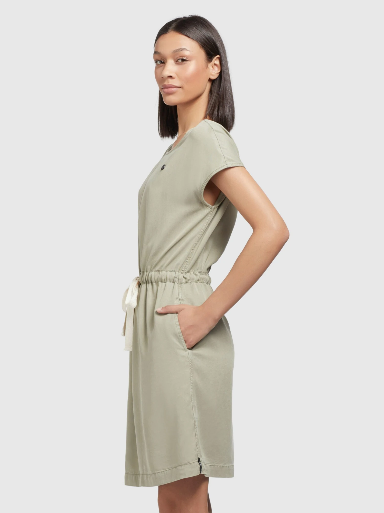 Khujo Zomerjurken Zomerjurk HEDIYE Dames Olijfgroen 5 Khujo Zomerjurken Zomerjurk HEDIYE Dames Olijfgroen - Afbeelding 5