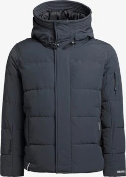 Khujo Winterjassen Winterjas Barat Heren Duifblauw
