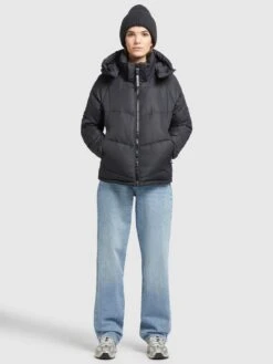 Khujo Winterjassen Winterjas Monty 2 Dames Nachtblauw -Khujo 1b0c9183e30c085560f69bac08851993