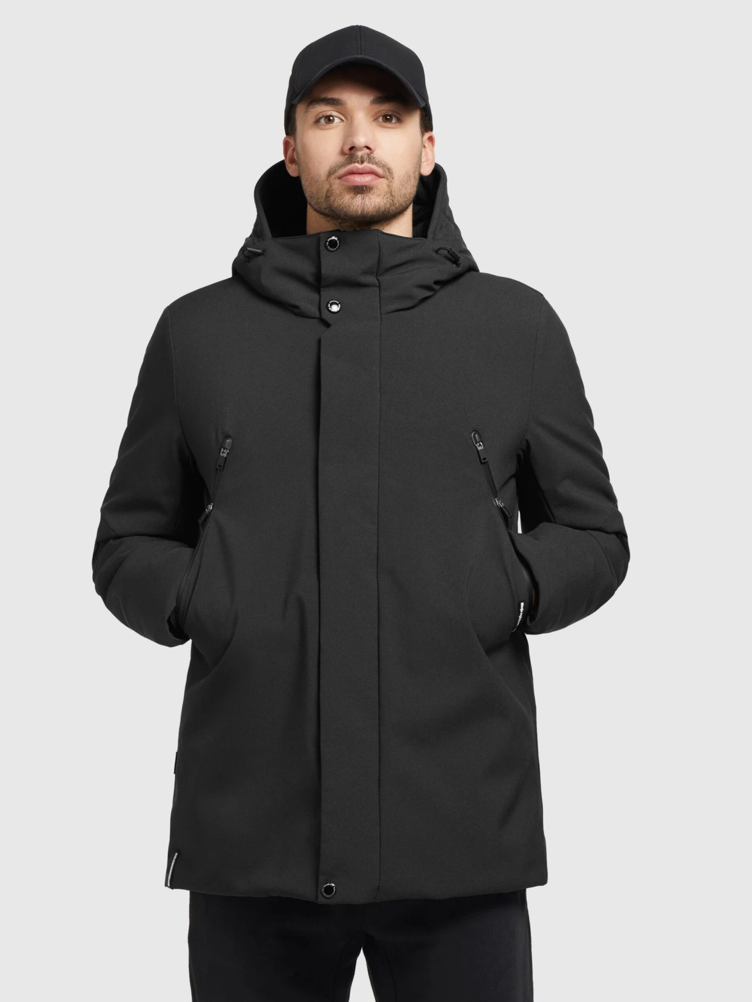 Khujo Winterjassen Winterjas Toto Heren Zwart 2 Khujo Winterjassen Winterjas Toto Heren Zwart - Afbeelding 2