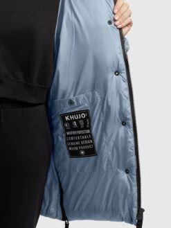 Khujo Winterjassen Winterjas Franee Dames Lichtblauw -Khujo 1c975a563cce66a024086de2a8e0a4bc