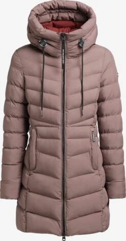 Khujo Korte Mantels Wintermantel Tuhani Dames Donkerlila