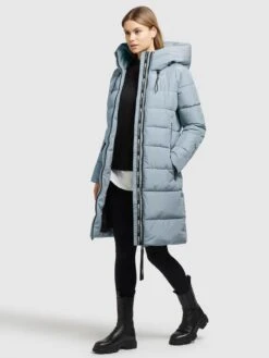 Khujo Wintermantels Wintermantel Jilias Dames Opaal -Khujo 2060df590d3850ff9f3d436ec642963d