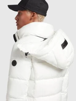 Khujo Winterjassen Winterjas Fala Dames Wit -Khujo 21cd8385f7e9247834f28e179850d284