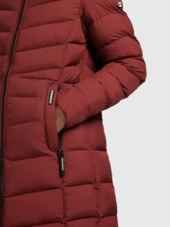 Khujo Korte Mantels Wintermantel Tuhani Dames Roestrood -Khujo 22400a8eda263f9f5a7ec78e4274206f