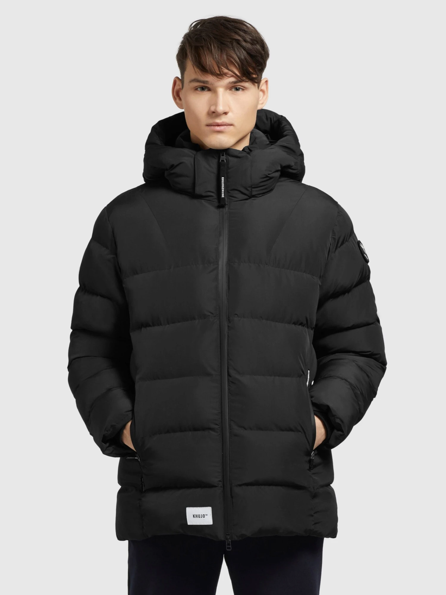 Khujo Winterjassen Winterjas Sumo Heren Zwart 2 Khujo Winterjassen Winterjas Sumo Heren Zwart - Afbeelding 2