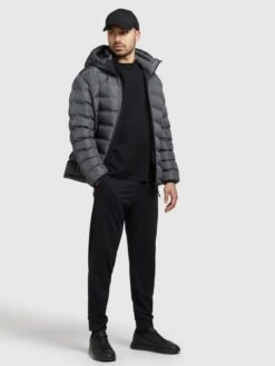 Khujo Winterjassen Winterjas Gamer Heren Antraciet -Khujo 242f52df42750035b052aa9eeafcb7bf