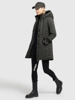 Khujo Winterjassen Winterjas Jerry Dames Olijfgroen -Khujo 268bd1d06aff8c6c9dfc59f7addd0f5b