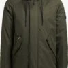 Khujo Wintermantels Winterjas Tuck Heren Olijfgroen