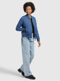 Khujo Tussenjassen Tussenjas MONZA Dames Blauw -Khujo 2eb39581e6e90032abaa1fe47ae0058f