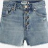 Khujo Denim Shorts Loosefit Jeans Anouk Dames Blauw