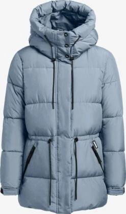 Khujo Winterjassen Winterjas Leviani2 Dames Duifblauw