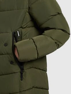 Khujo Tussenmantels Tussenmantel Klayd Dames Olijfgroen -Khujo 33d643d9e4c86a57eeb0831703f56f45