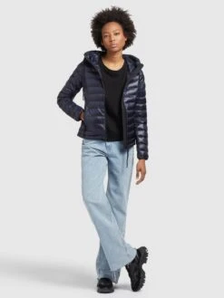 Khujo Tussenjassen Tussenjas Lovina Dames Donkerblauw -Khujo 34701cf18165b2c7982d49da45eebbe9