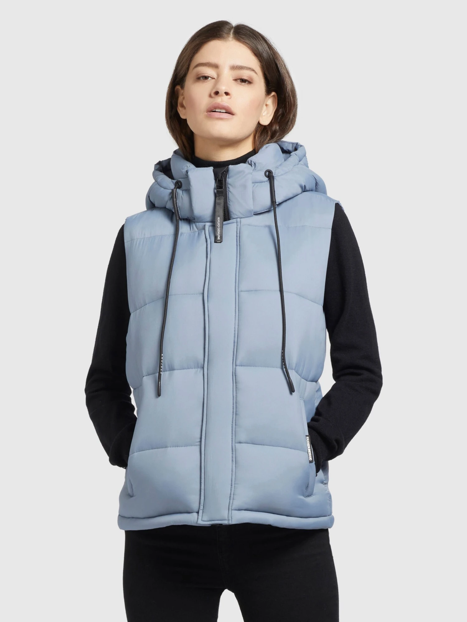 Khujo Bodywarmers Bodywarmer Eden Dames Lichtblauw 2 Khujo Bodywarmers Bodywarmer Eden Dames Lichtblauw - Afbeelding 2