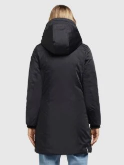 Khujo Wintermantels Wintermantel Blossom Dames Zwart -Khujo 3a6e1849547a38126e8ad7fda5bfe48b