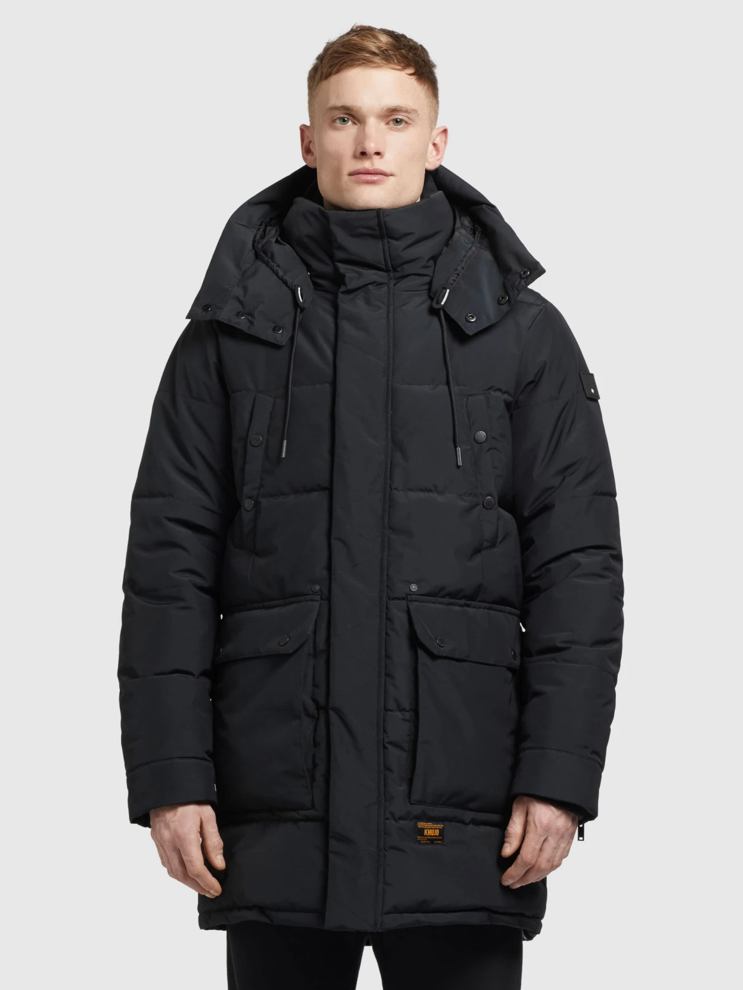 Khujo Winterjassen Winterjas Vivas Heren Zwart 2 Khujo Winterjassen Winterjas Vivas Heren Zwart - Afbeelding 2