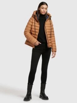 Khujo Winterjassen Winterjas Lovina Dames Oranje -Khujo 3d6756acb8a43ac21125753ac074cf5c