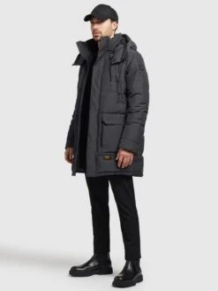 Khujo Winterjassen Winterjas Vivas Heren Donkergrijs -Khujo 3de604c370f67ac241c217d3d03fb853