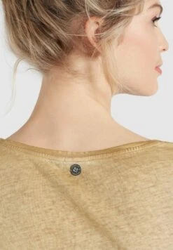 Khujo T-shirts Shirt PERGOLA Dames Lichtgeel -Khujo 424890de6ff7c8081034b546d5197664