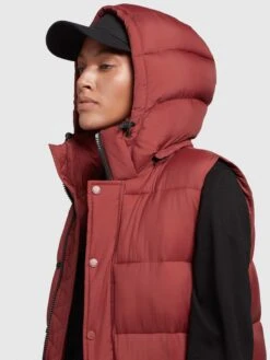 Khujo Bodywarmers Bodywarmer Magneta Dames Roestrood -Khujo 4293d39cd3f5d2cccd32bef27e2ac903