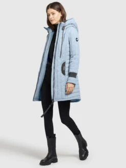 Khujo Tussenmantels Tussenmantel Jerry Dames Lichtblauw -Khujo 4369596fca2b95c10ccc35629309482d