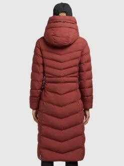 Khujo Wintermantels Wintermantel Ingram Dames Roestrood -Khujo 46776910fdfa072dd7f72b0c81ed4d56