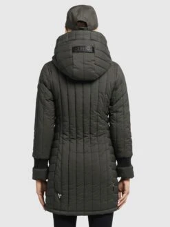 Khujo Winterjassen Winterjas Jerry Dames Olijfgroen -Khujo 4743f51e52193563dbac96ae781c40aa