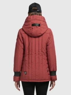 Khujo Winterjassen Winterjas Tweety Dames Roestrood -Khujo 48371c9a2e3ebd2dba92272acaeb83ba
