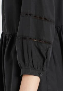 Khujo Blousejurken Blousejurk Crepes Dames Zwart -Khujo 48927da0bd41082b63b1cc426ccc2290