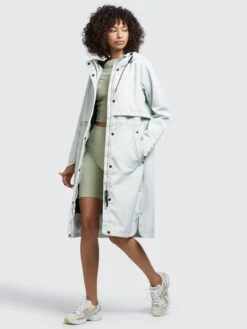 Khujo Tussenmantels Tussenmantel Jomana Dames Pastelblauw -Khujo 48b76e74fbad9155a1fab286240c5e4f