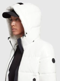 Khujo Winterjassen Winterjas Fala Dames Wit -Khujo 497facebc6458641498cf3c8235aae54